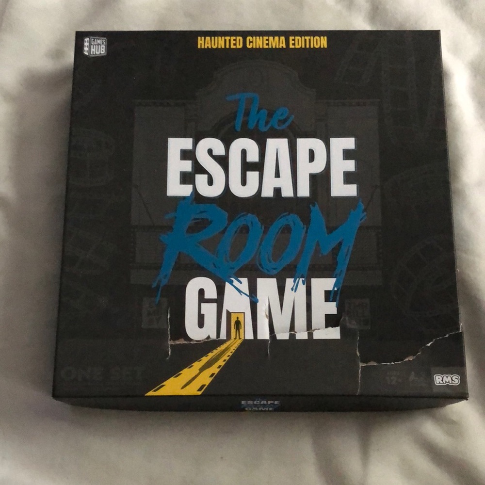 Black Escape Room Board Game Thrilling Adventure